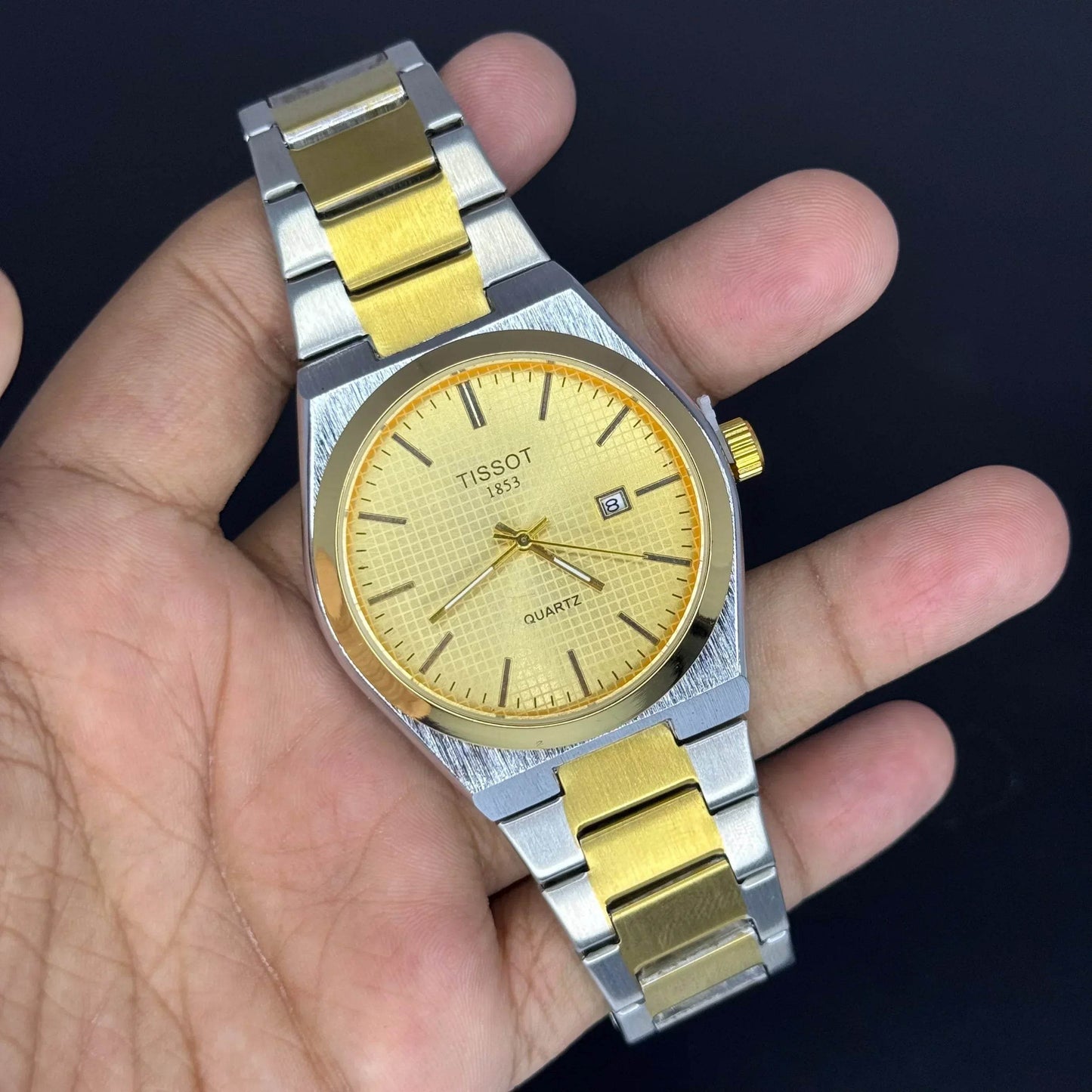 Tissot PRX Two Tone Watch - Gold - Horizon Wrist 