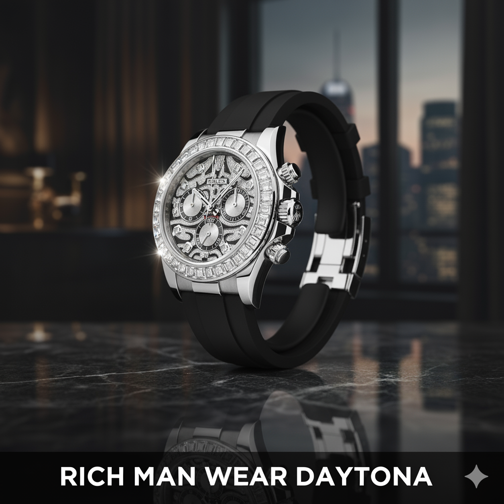 🐅 White Tiger Daytona – Elegance in White